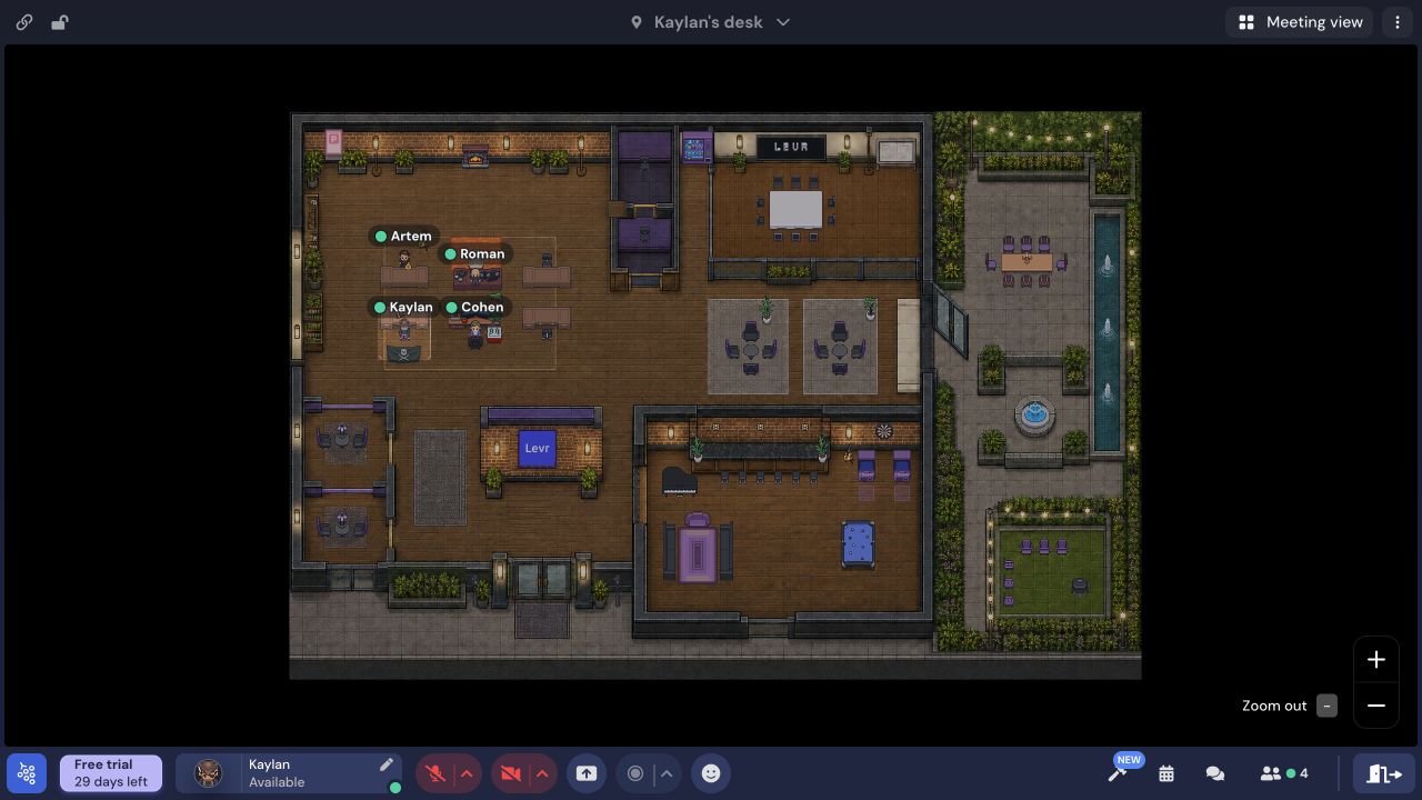 Levr's virtual office